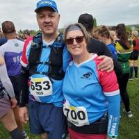 Isabel et Stéphane au trail de Montaigu